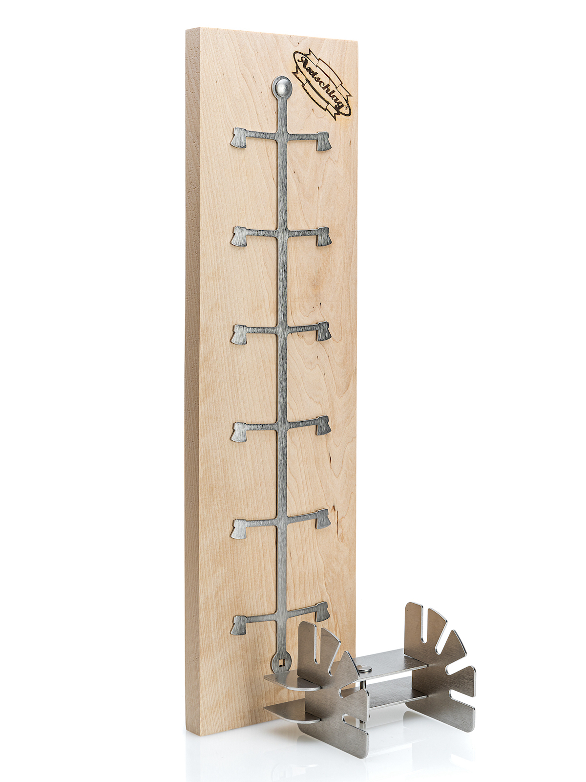 Axtschlag Flammlachsbrett Essential Line 50 x 14 x 2 cm Birkenholz für Feuerschalen & Feuertonnen