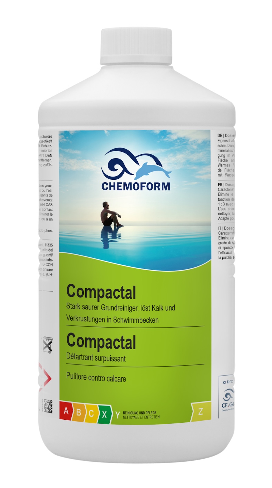 Chemoform Compactal 1 l gegen Kalk, mineralische Ablagerungen, Algen und Rost