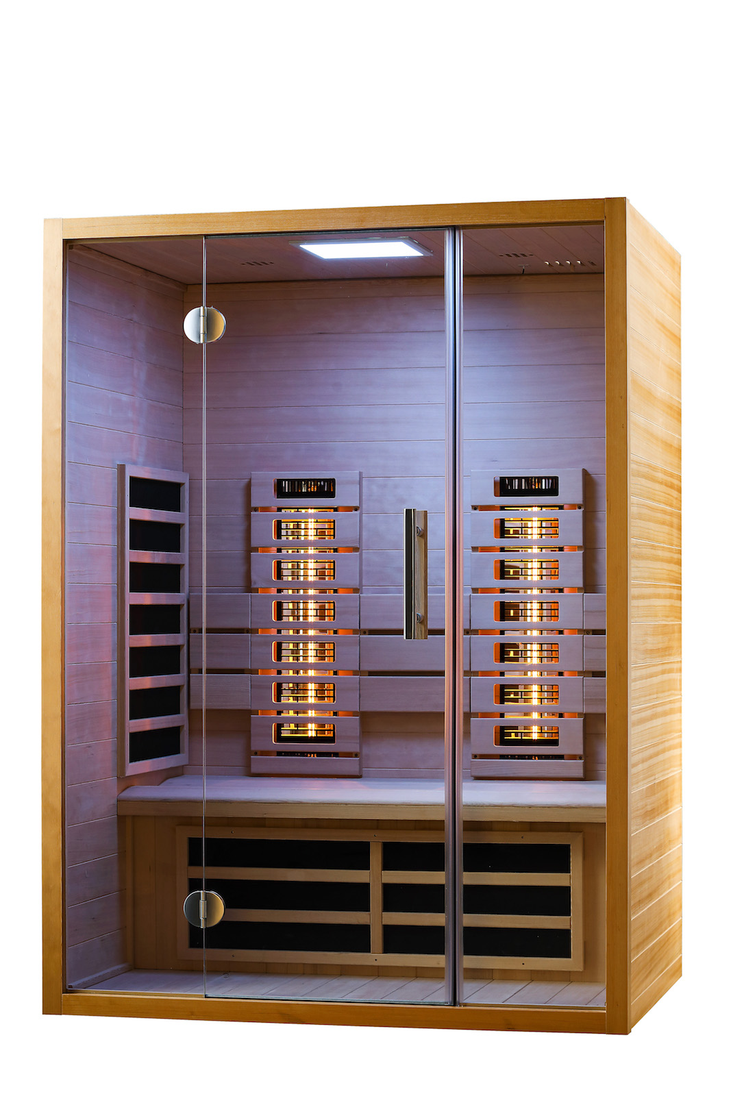 VITALhome Sunlight 140 Infrarotkabine mit Sunlight Infrarotstrahler ca. 140x105x190cm