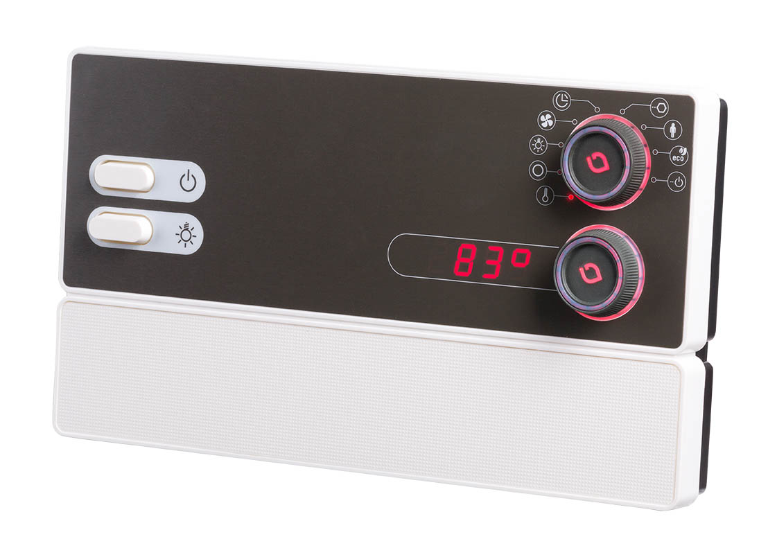 Sentiotec PRO C2 Saunasteuerung für finnische Saunaöfen bis 10,5 kW und Infrarotstrahler WiFi fähig