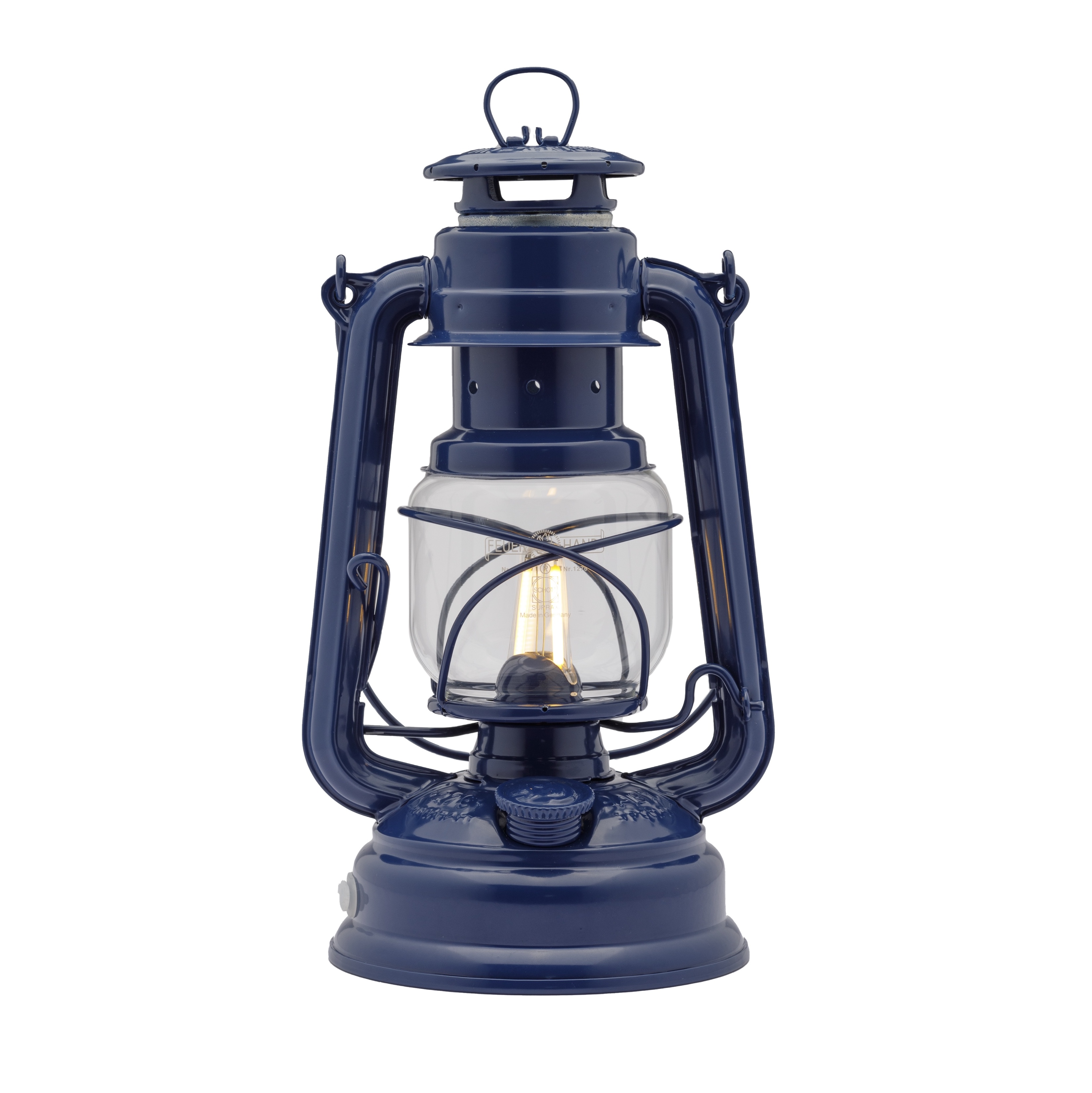 Feuerhand LED Laterne Baby Special 276 Cobalt Blue Dimmbar