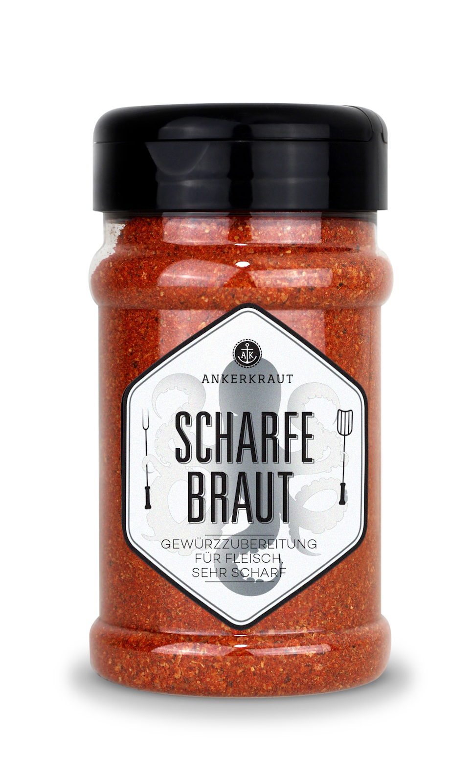 Ankerkraut Scharfe Braut Gewürzmischung im Streuer 165 g Fleischgewürz scharf