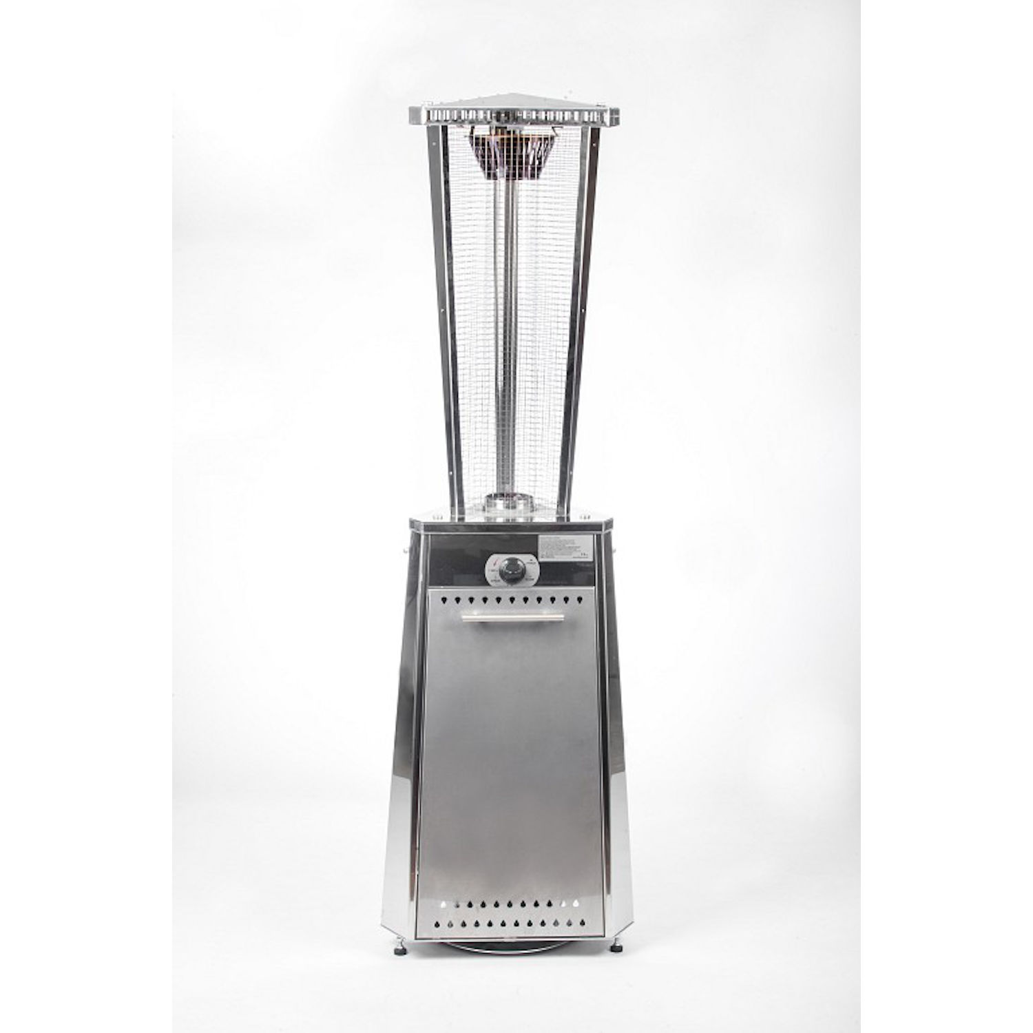 Hainser Gasheizstrahler Modell II Heizpilz für Garten und Terrasse 50 x 165 cm