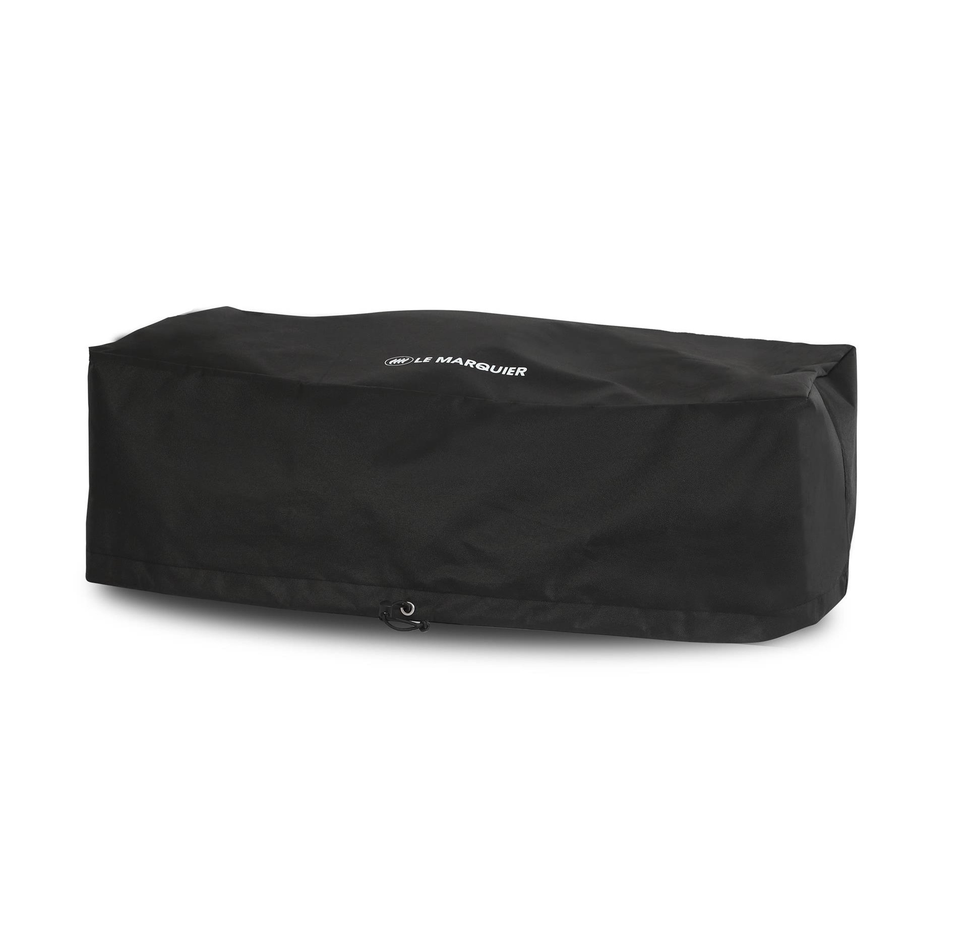 LE MARQUIER Abdeckung für Planchas 75 cm mit oder ohne Deckel Abdeckhaube Schwarz AGR53A