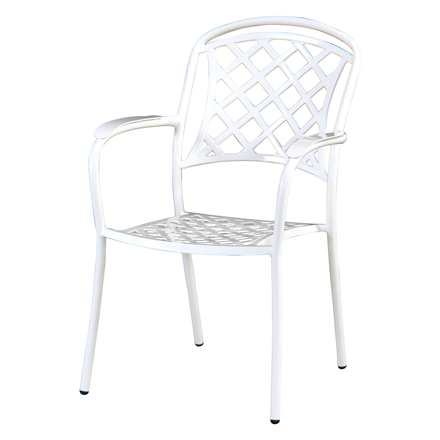 Inko Stapelstuhl Capri Alu-Guss 64x59x91 cm Gartenstuhl stapelbar 2 Farben zur Wahl