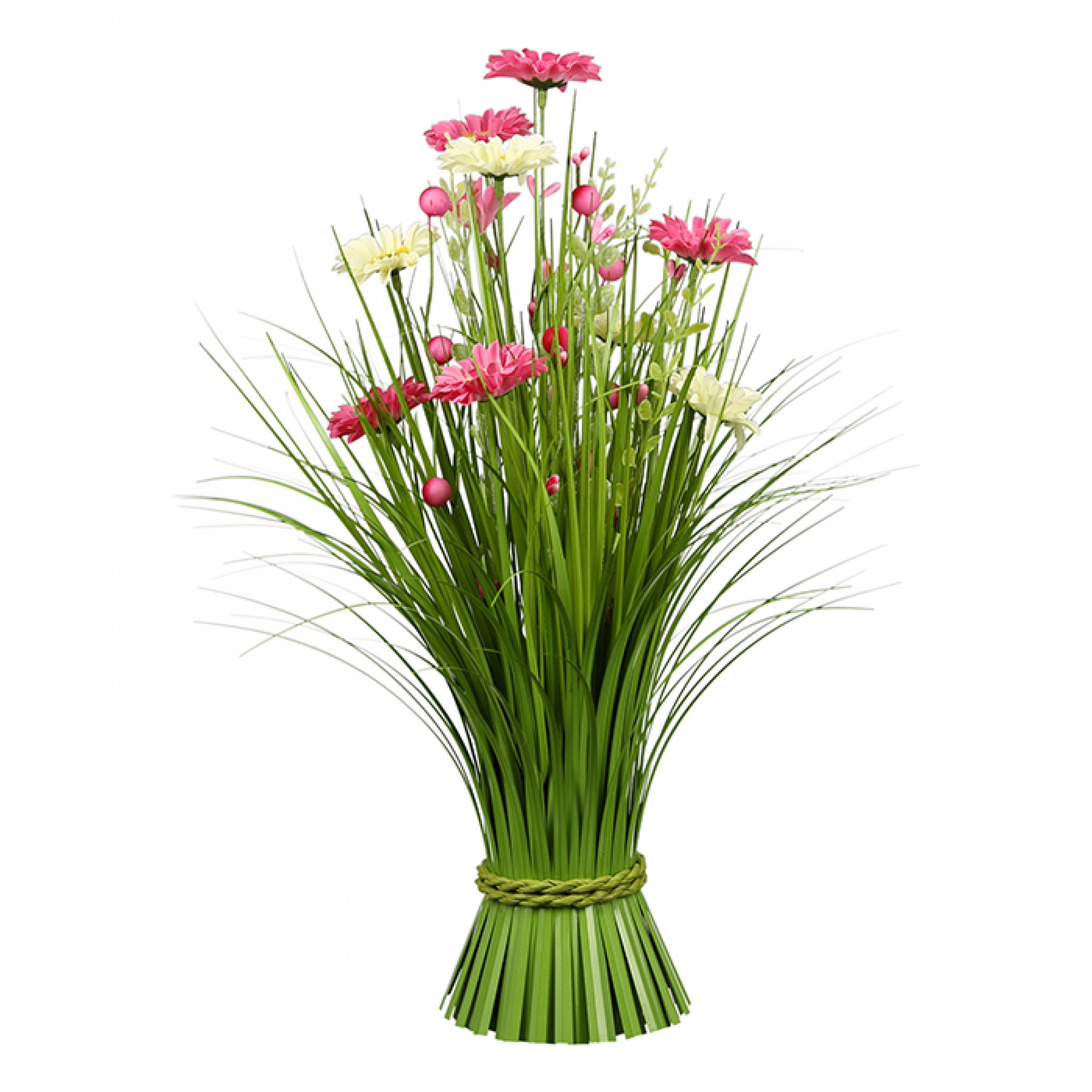 Casablanca Kunstpflanze Fleurs klein grün/rosa/weiß 40 cm