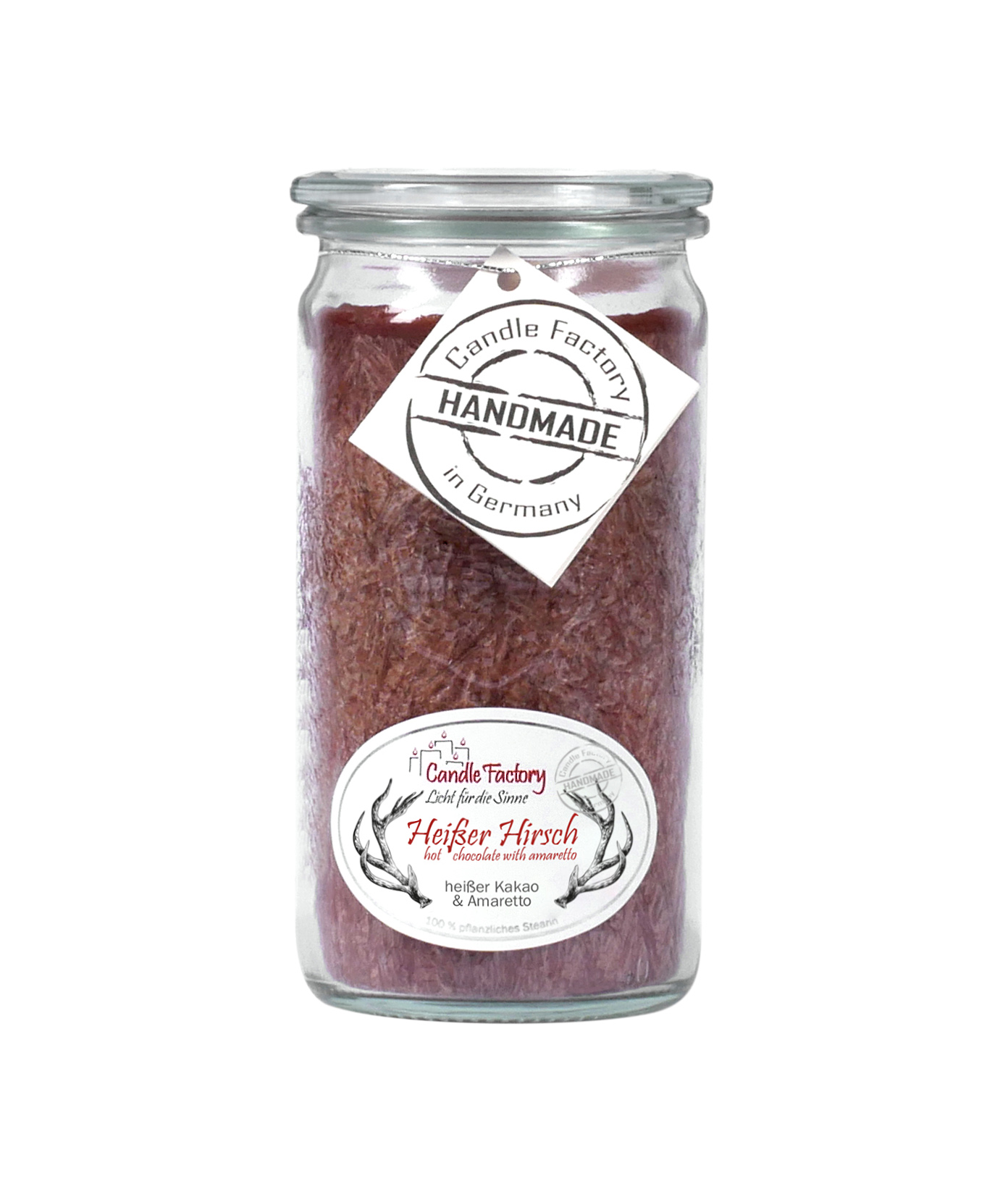 Candle Factory Mini Jumbo heißer Hirsch Duftkerze Dekokerze 307145