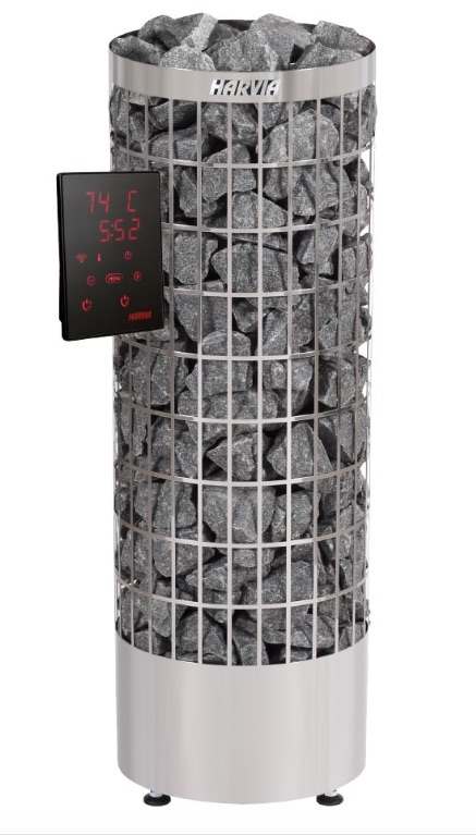 Harvia Cilindro PC70XW WiFi 6,8 kW finnischer Saunaofen mit Steuerung Xenio WiFi Bedienteil