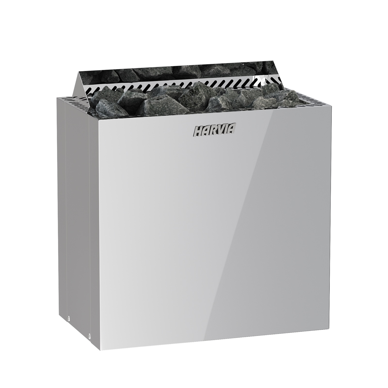 Harvia Qubic BQ80E 8 kW Steel finnischer Saunaofen elektrischer Saunaofen