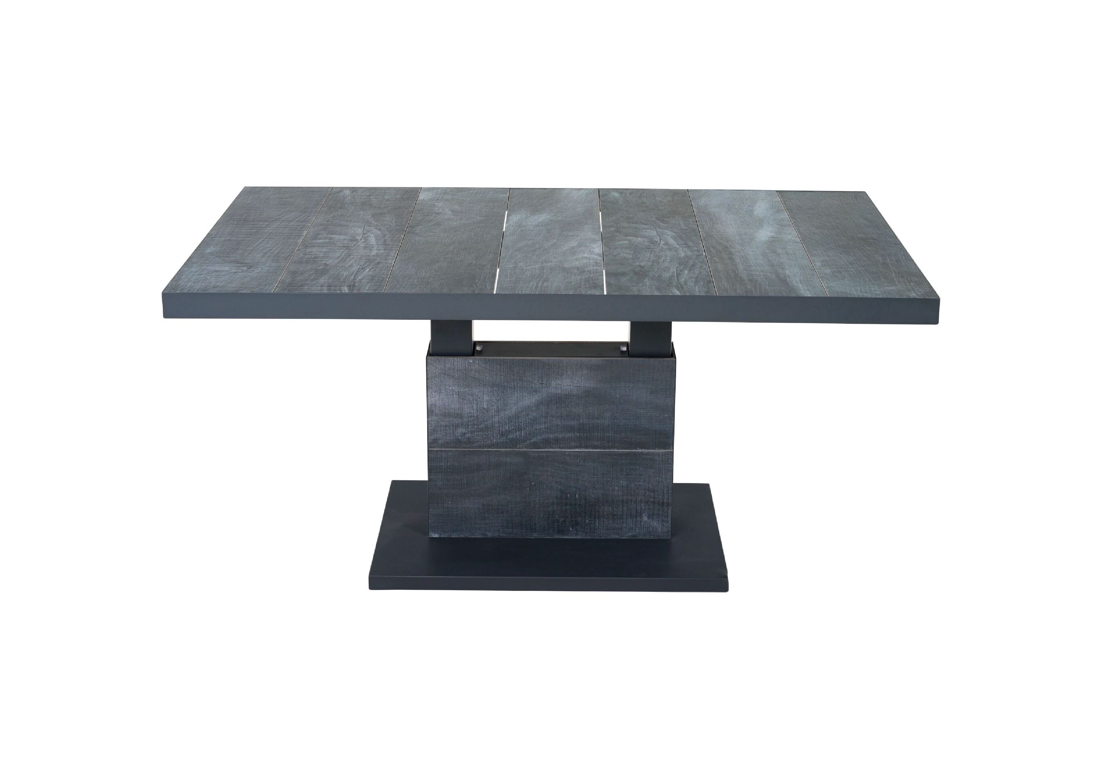 Siena Garden Talina Lifttisch - 140 x 85 cm, Aluminiumgestell & Keramik, wood-grey (T50285)