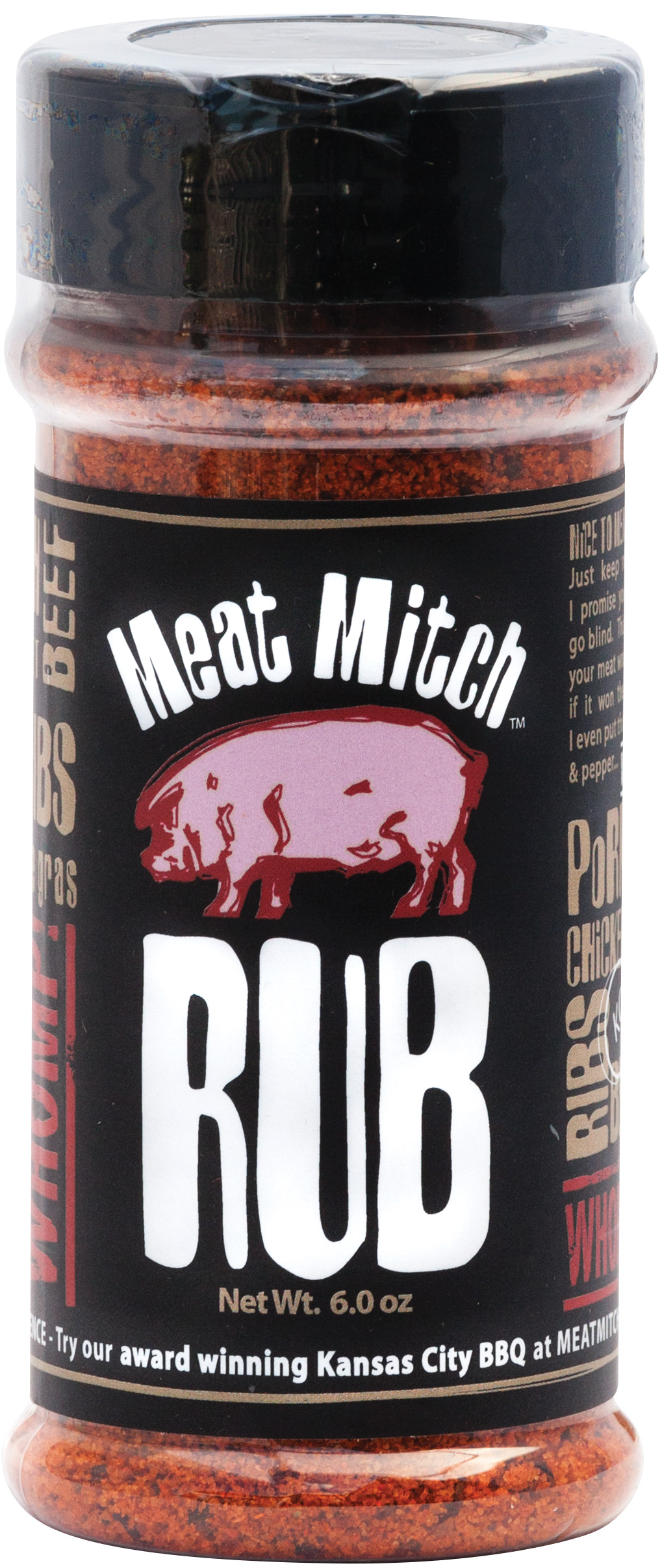 Meat Mitch Whomp! Competition BBQ Rub, 170 g Gewürzzubereitung Trockenmarinade
