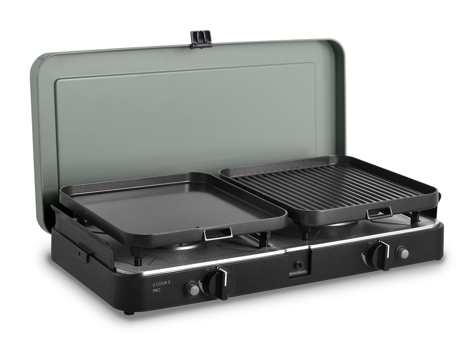 Cadac 2-Cook 3 Pro Deluxe 50mbar BBQ Gasgrill Tischgrill Campinggrill 203P1-20-DE