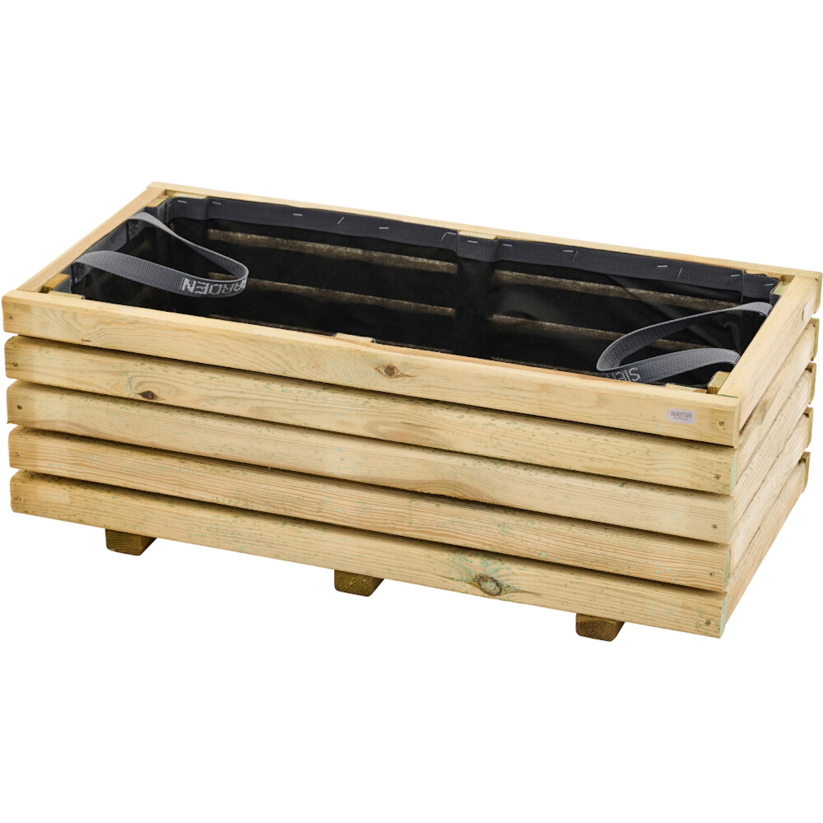 Siena Garden Ella Pflanzkasten Pflangefäß aus Kiefernholz Natur 100 cm