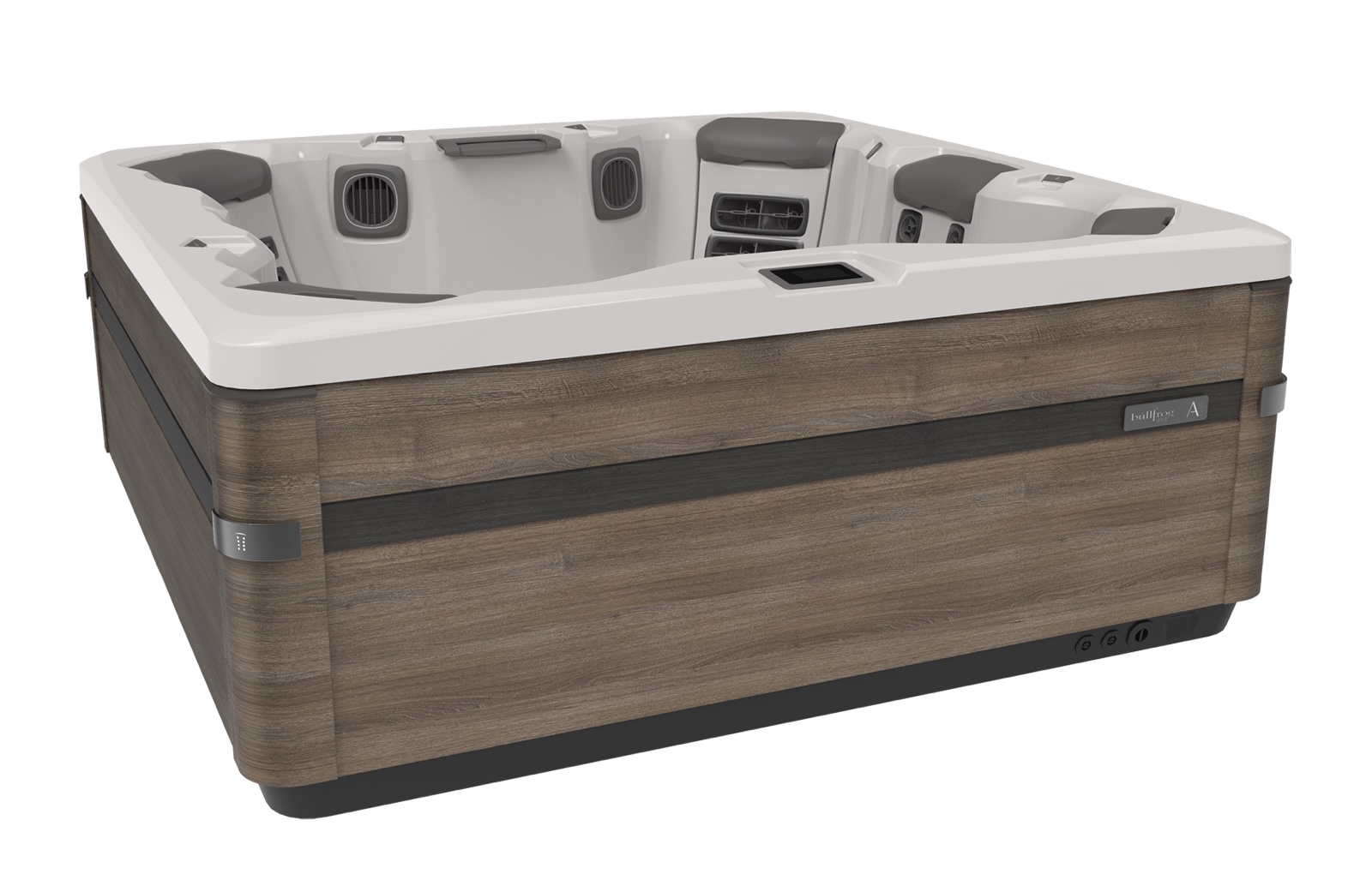 Bullfrog Spas A7 Select Whirlpool für 7 Personen 224x224x92cm Ebony / Timber