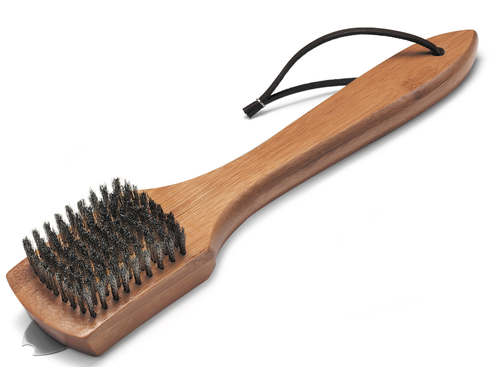 Weber Grillbürste mit Bambusholzgriff 30 cm mit Edelstahlborsten