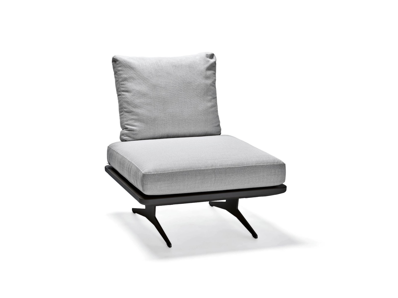 Stern Enya Lounge-Mittelelement Lounge-Bank Lounge-Sofa Gartensofa anthrazit/perlgrau