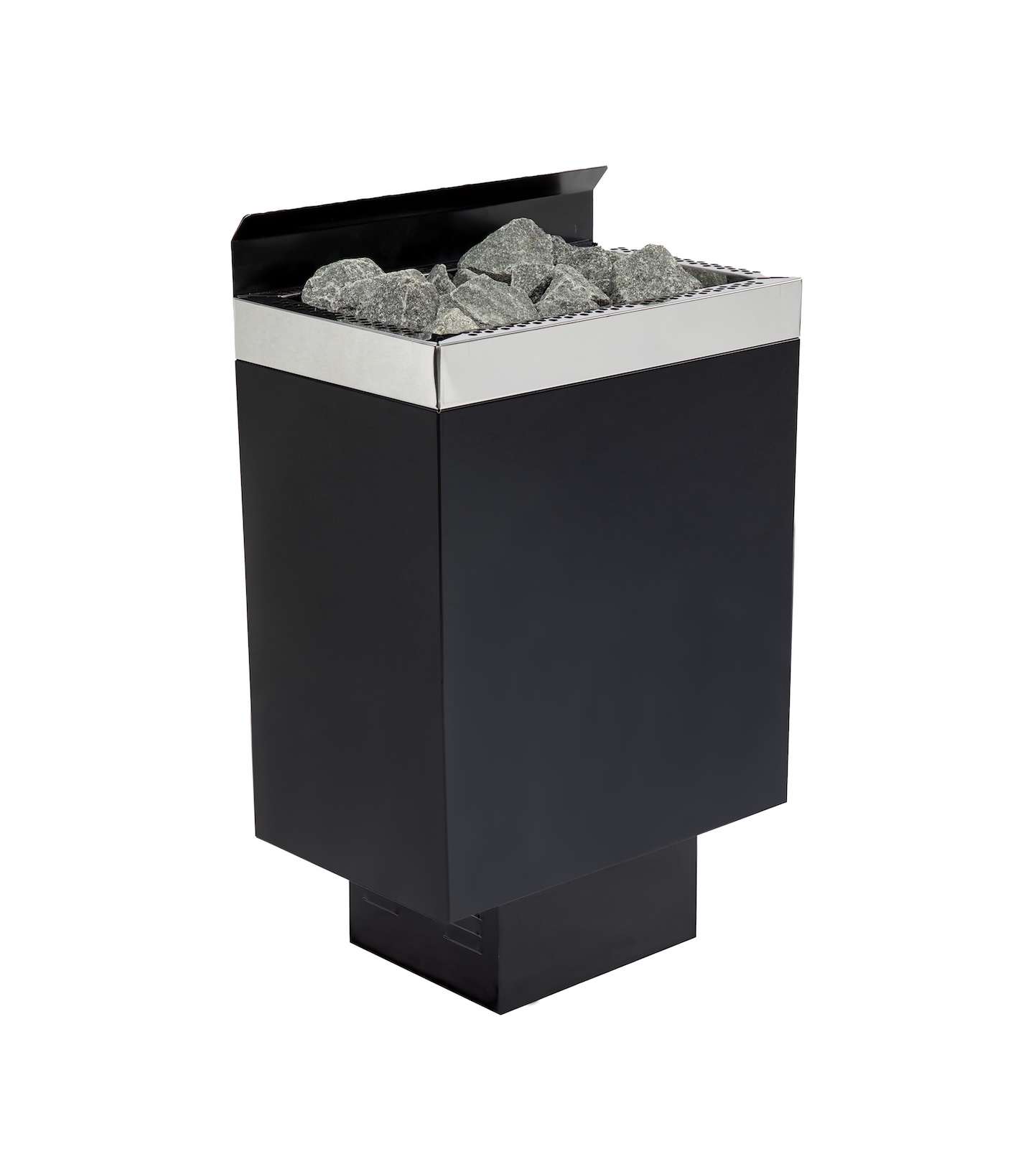 Infraworld Sparta Wall finnischer Saunaofen 8 kW schwarz inkl. Saunasteine