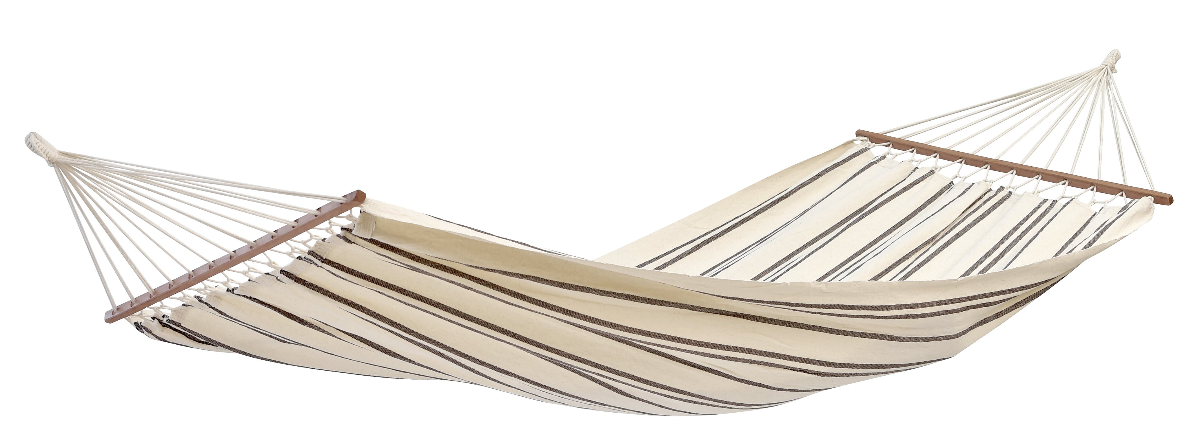AMAZONAS XL Stabhängematte Brasilia Cappuccino Liegefläche ca. 210 x 140 cm