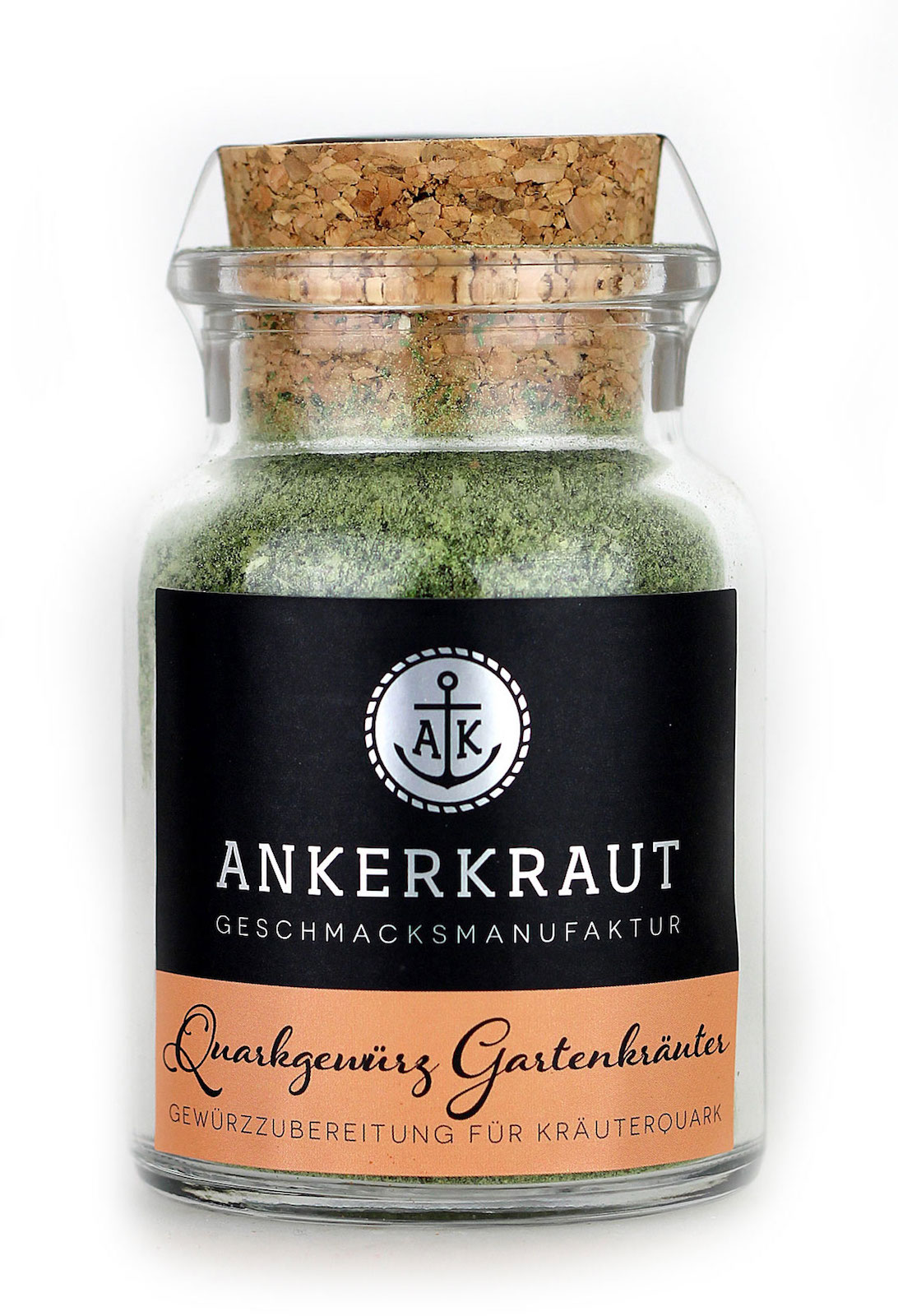 Ankerkraut Kräuterquark Dip Gewürzmischung Korkenglas 55 g Quarkgewürz