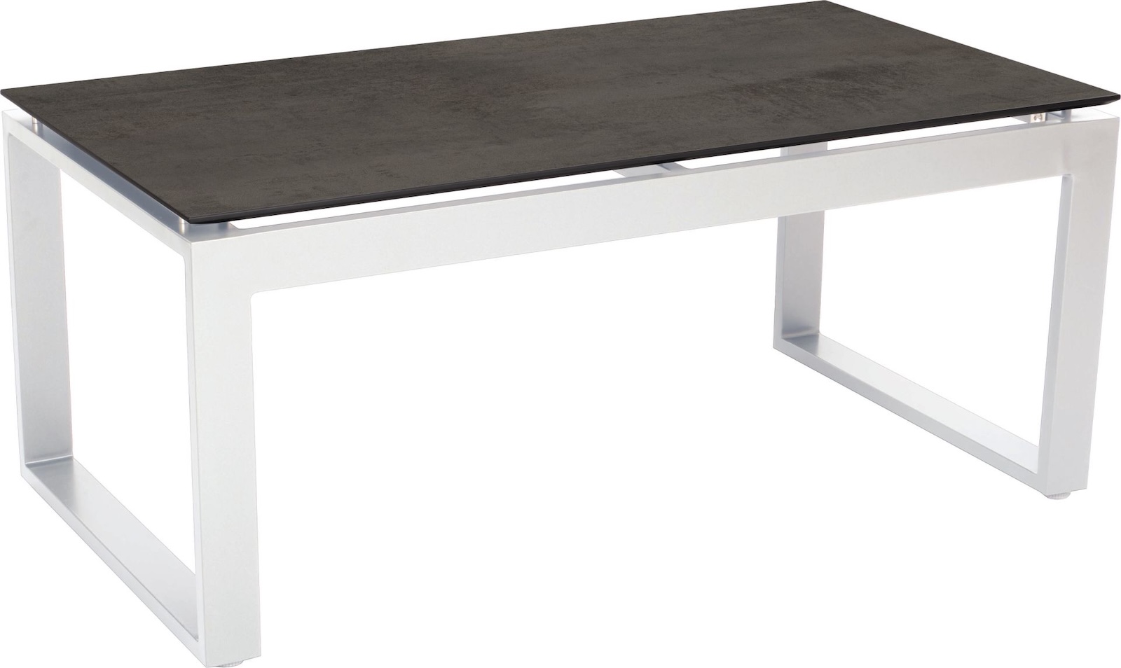 Stern Allround Beistelltisch Gartentisch Lounge-Tisch Aluminium weiß