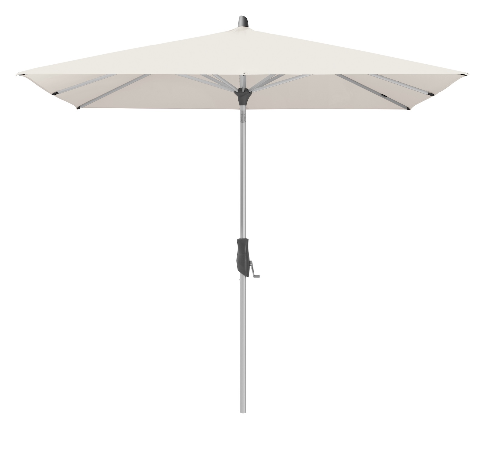 GLATZ Sonnenschirm ALU-TWIST rechteckig 250 x 200 cm Stoffqualität 4 Farbe 453 Vanilla Mittelstock