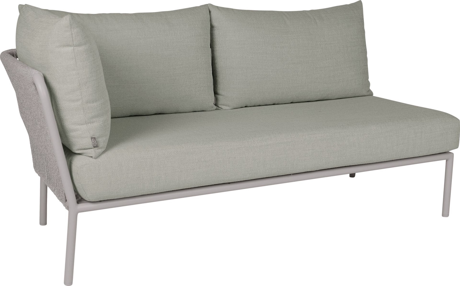 Stern Romy Lounge 2-Sitzer Element Lounge-Bank Gartensofa Lounge-Sofa greige/salbei