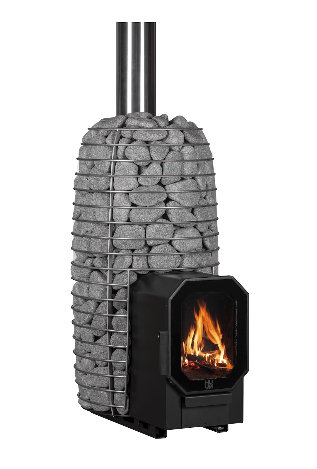 HUUM HIVE Flow Mini LS Holz beheizter Saunaofen 8,5 kW Sauna Holzofen BimSchV 2