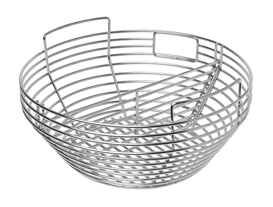 Monolith Kohlekorb geteilt .66 (LeCHEF) Edelstahl für Monolith Le Chef 201046-L