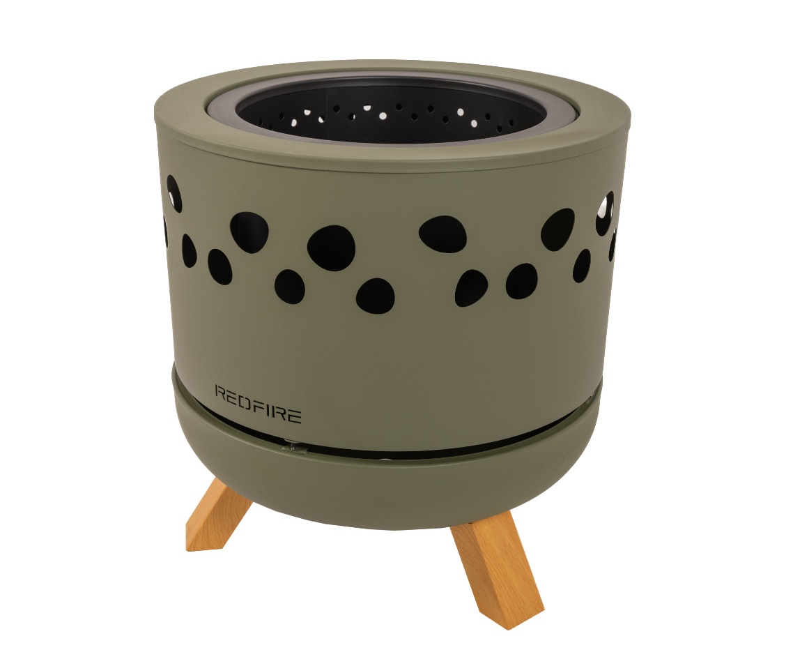 REDFIRE® Pellet Firepit Dudly L Feuerschale Forest Green Feuerkorb Ø 53 cm 210880