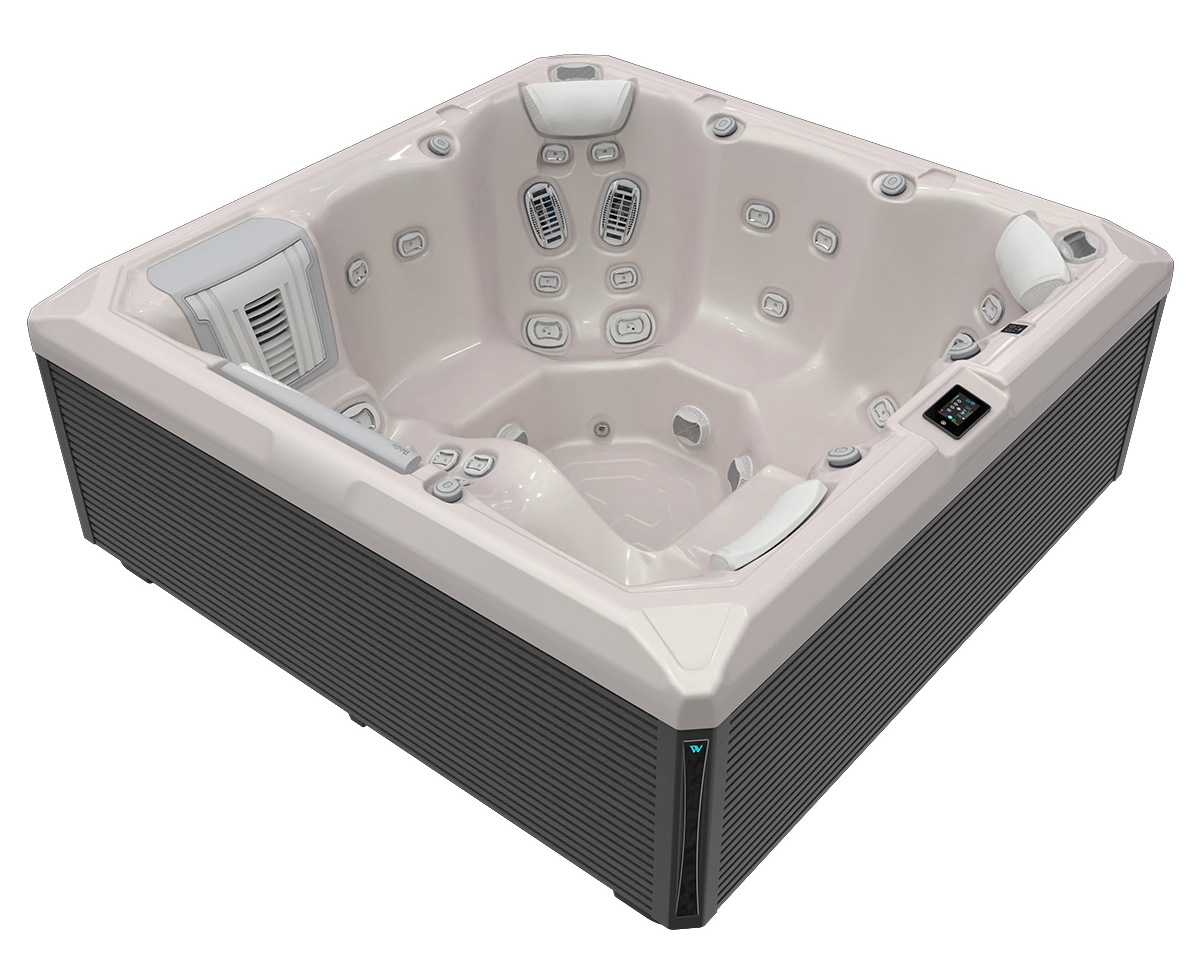 Wellis Atlas Life Premium Whirlpool Außenwhirlpool 215x215x86,5cm für 6 Personen inkl. Thermocover