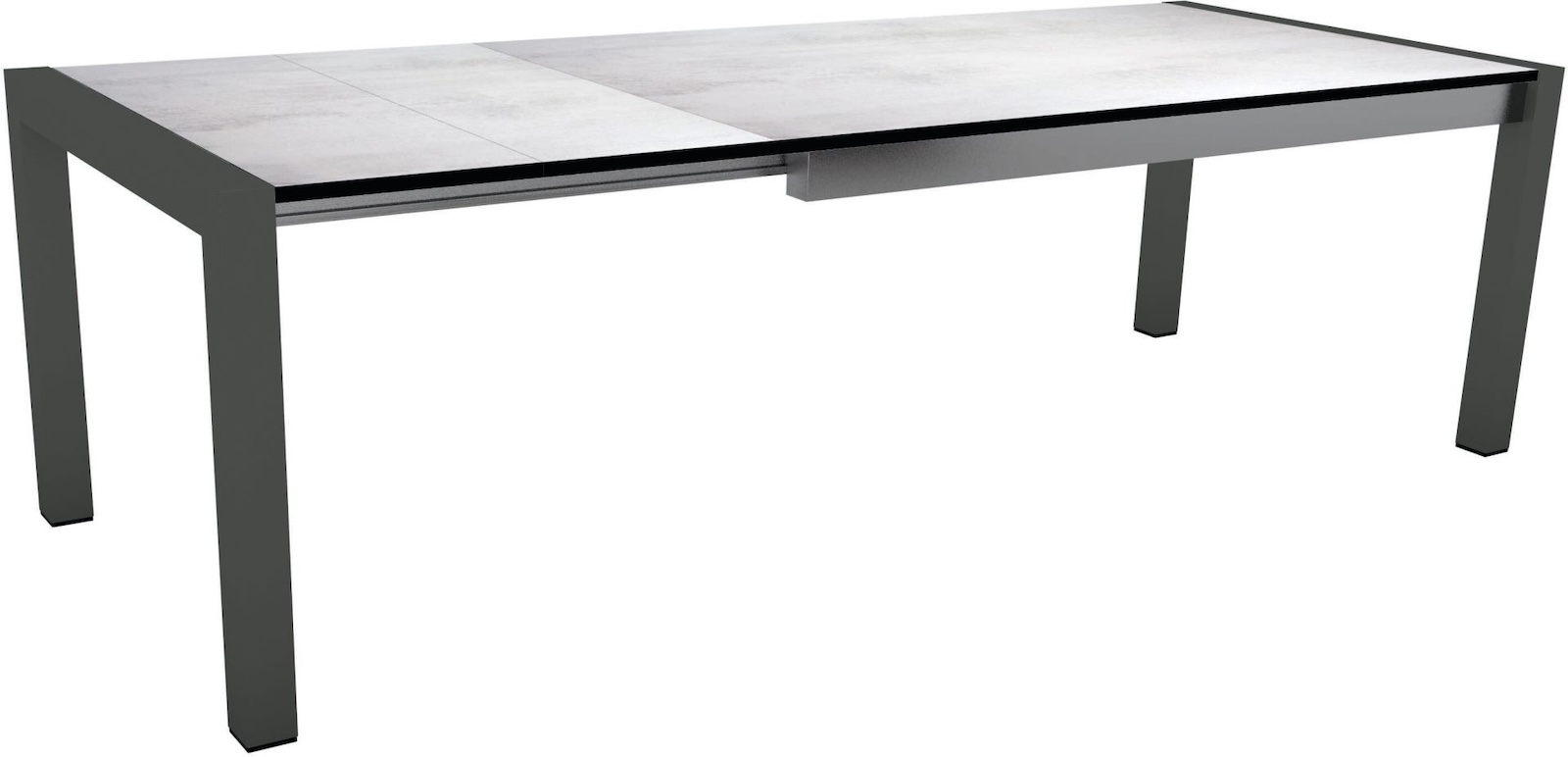 Stern Standard Ausziehtisch Gartentisch Dining-Tisch Aluminium 174/254x90 cm
