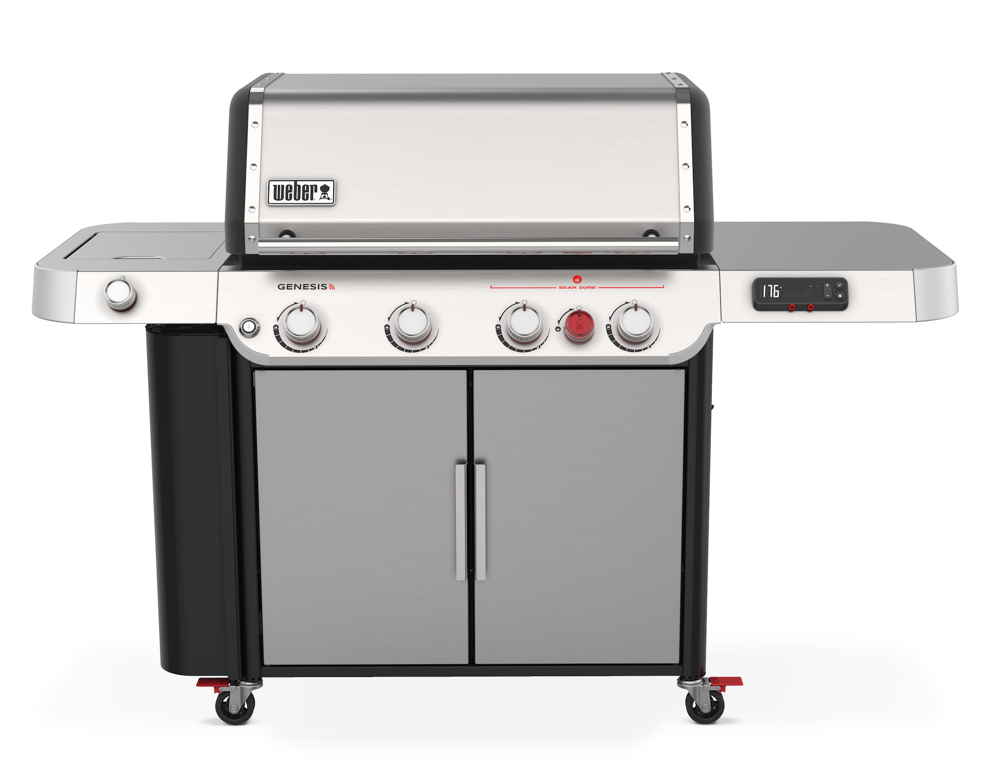 Weber Gasgrill Genesis SX-435 Smart Grill Edelstahl - Stainless Steel