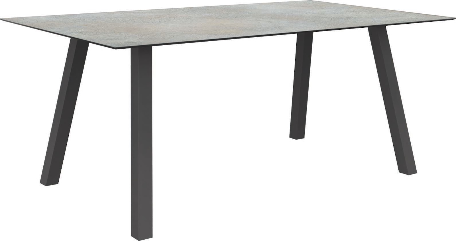 Stern Interno Dining-Tisch Gartentisch Vierkantrohr Aluminium mehrere Varianten