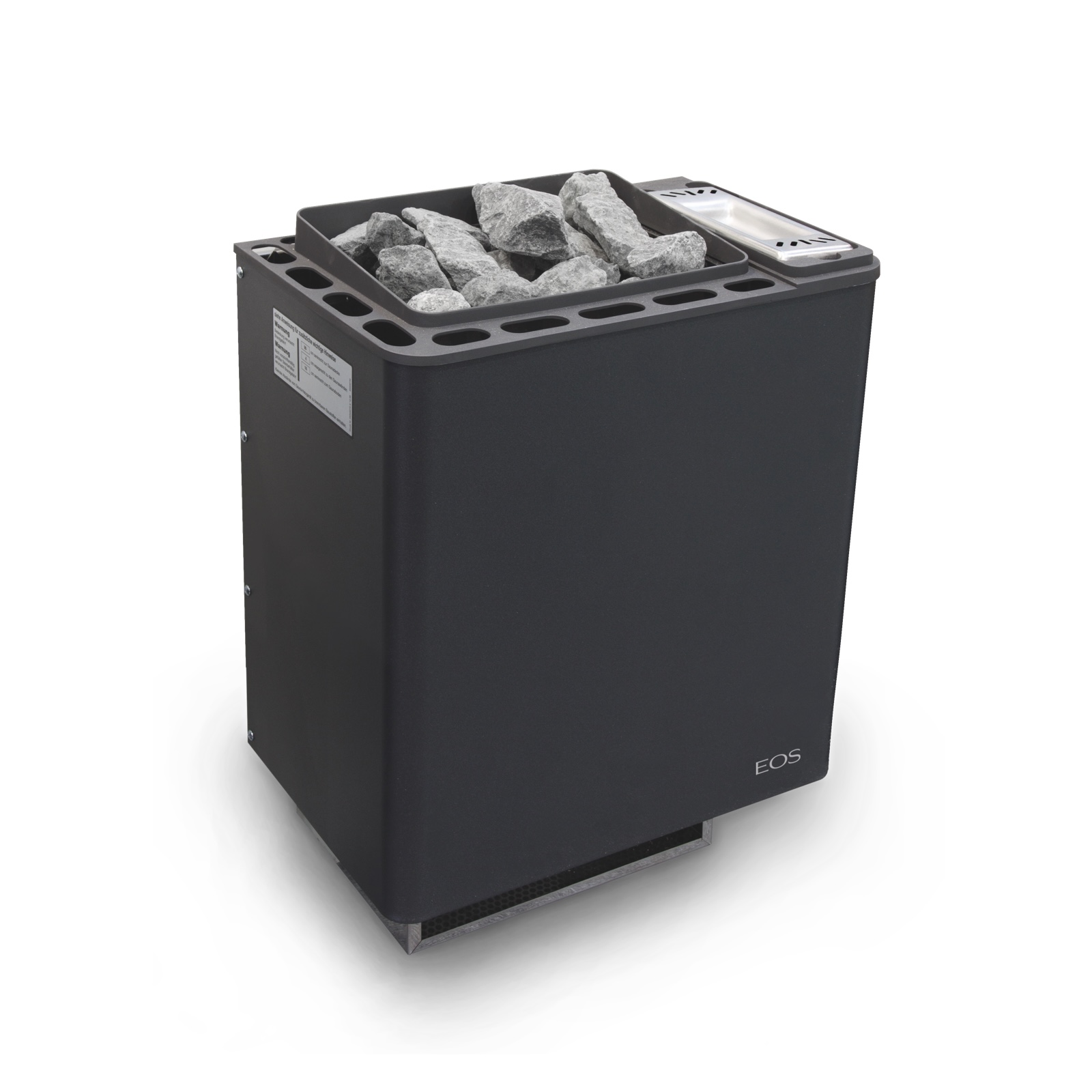 Eos Bi-O Thermat W 7,5 kW Combi Saunaofen mit Verdampfer Wandofen Anthrazit