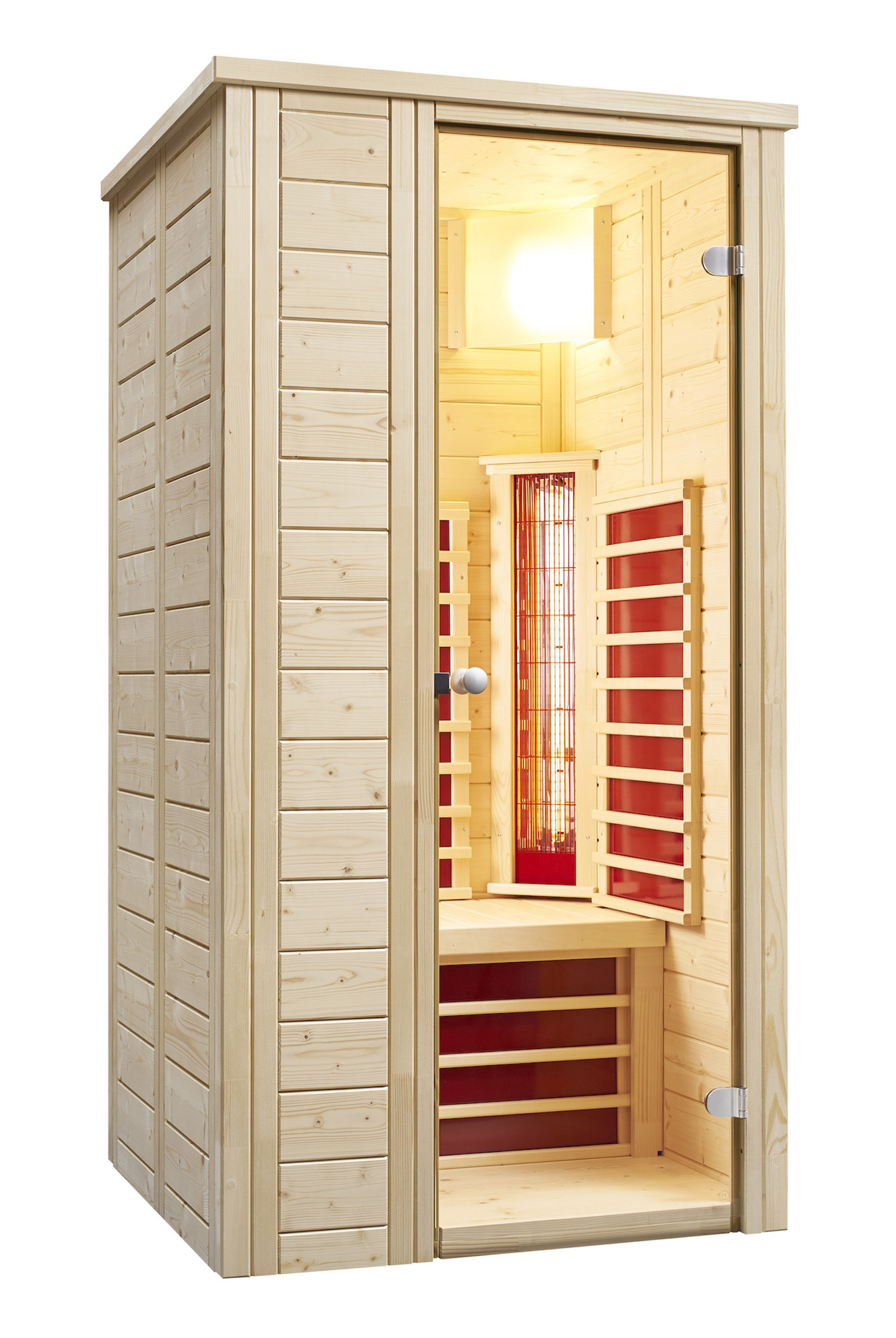 Infraworld Vario Natura 103 Infrarotkabine Infrarotstrahler Flächenheizung 103x100x195 cm