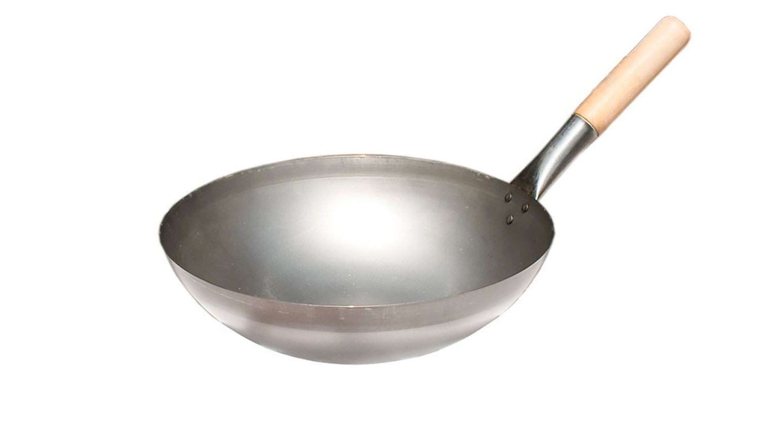 Paella World Wokpfanne Grillpfanne Stahl mit Holzgriff Ø 30 cm