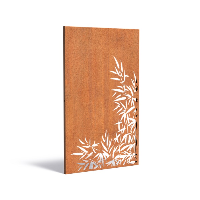 Adezz Paneel Nature CPN2 Cortenstahl 110x180 cm Gartenpaneel Sichtschutz Paneel