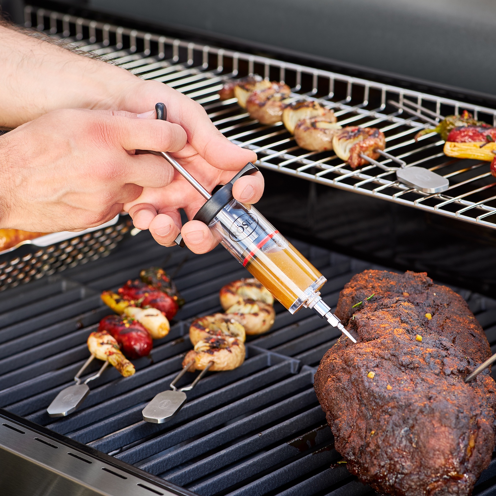 Rösle Marinierspritze 50 ml zum Einspritzen der Marinade in das Fleisch 250058