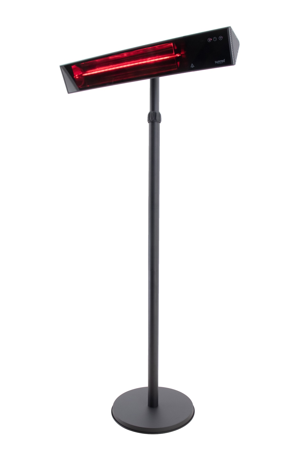 SUNRED® Smart Heater Proglax Gastro Standing Black 2000 W Heizstrahler stehend