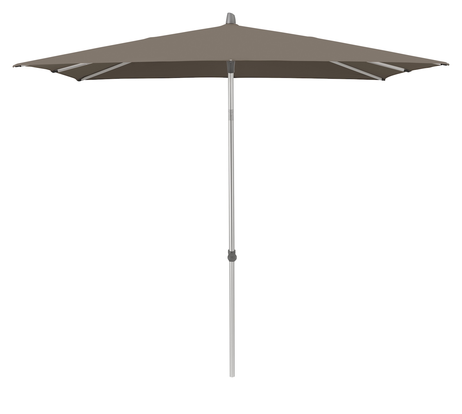 GLATZ Sonnenschirm ALU-SMART 240 x 240 cm Gestell natureloxiert Stoff 100 % Polyacryl verschiedene Farben