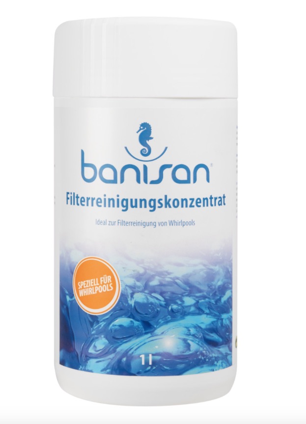 Banisan Filterreinigungskonzentrat 1 L Filterreinigung für Whirlpools 1000 ml