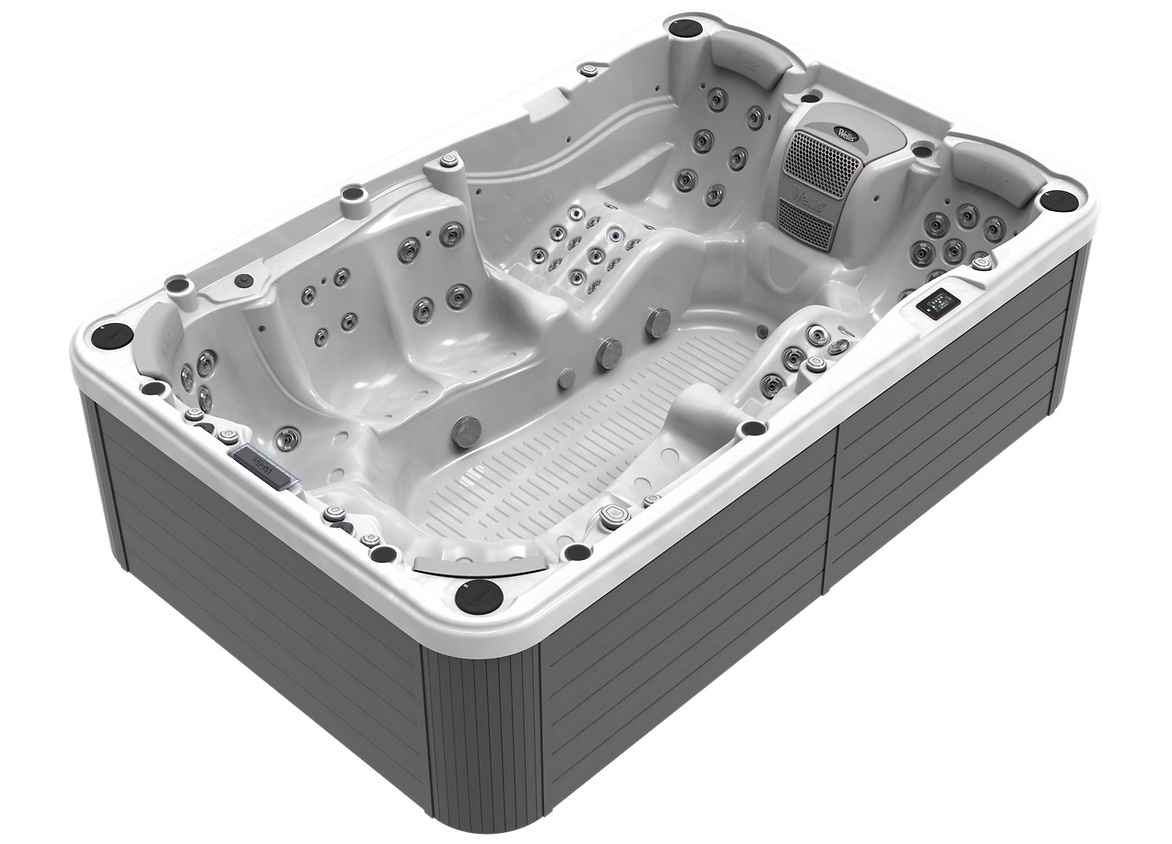 Wellis Olympus Life Whirlpool Outdoor Außenwhirlpool für 9 Personen inkl. Thermoabdeckung