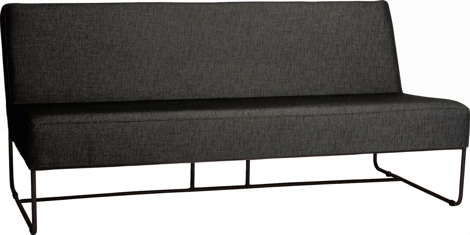 Stern Mia Lounge Sofa  Gartensofa Gartenbank Lounge-Bank Edelstahl seidenschwarz