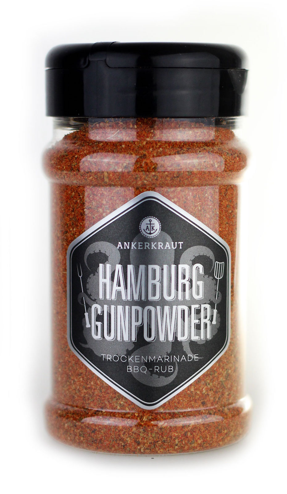 Ankerkraut Hamburg Gunpowder BBQ Rub 200 g Trockenmarinade