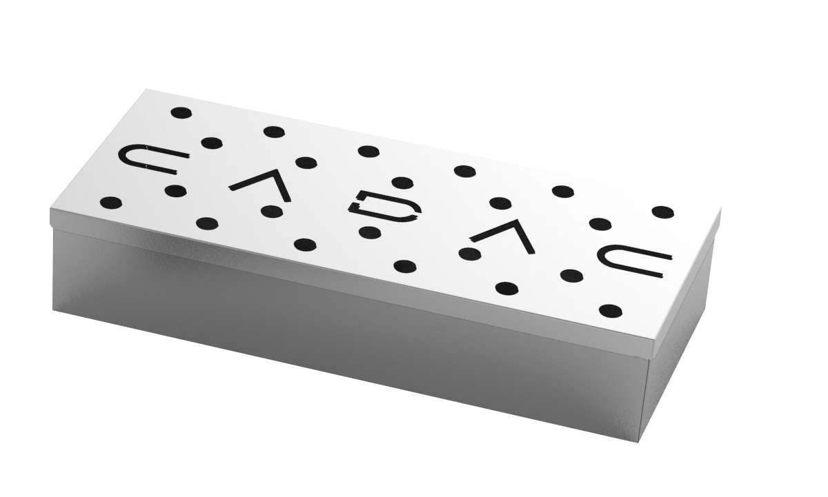 Cadac Universal Räucherbox aus Edelstahl für Holzkohle- und Gasgrills 98312V