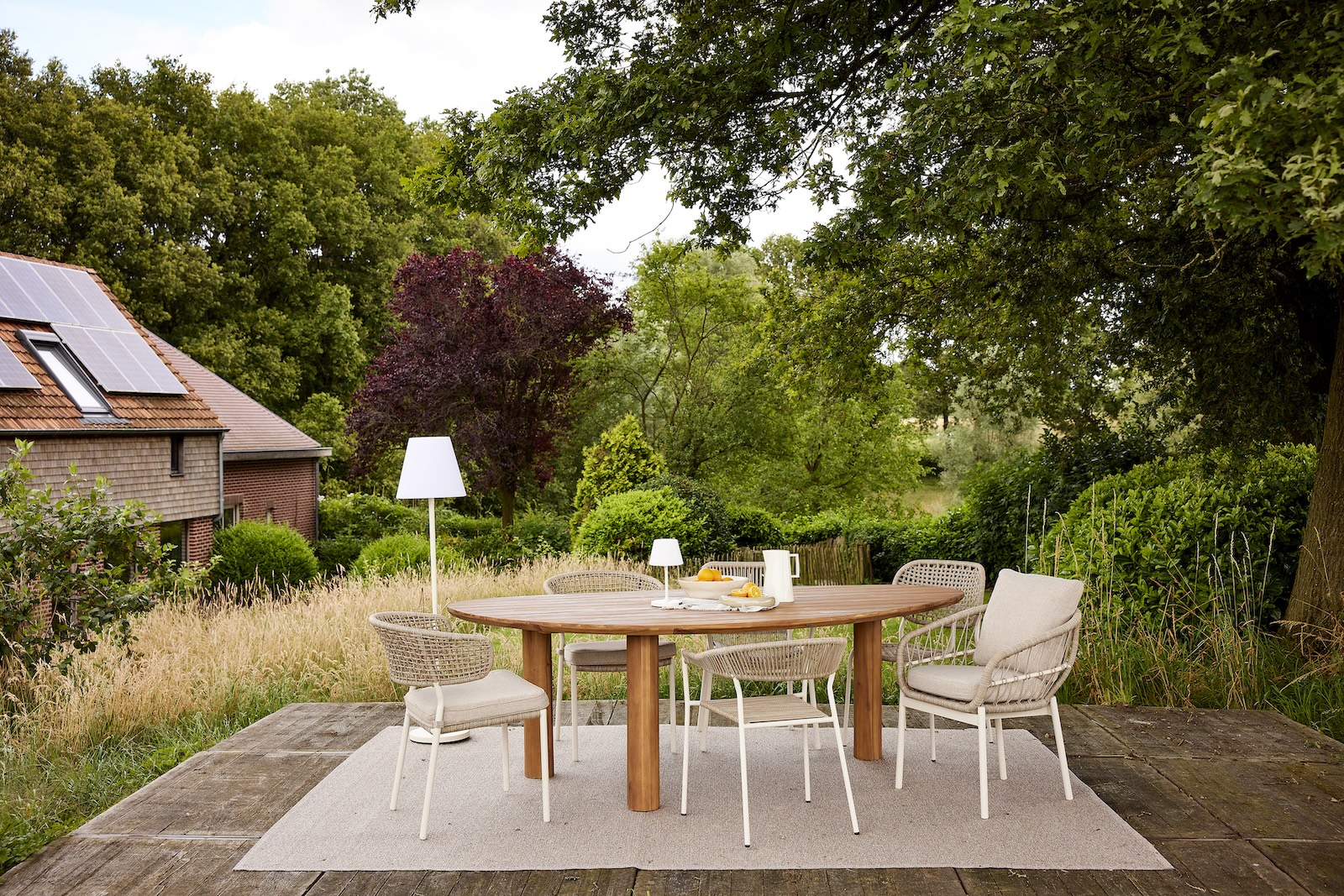 Best Tropea Outdoor Dinning Stuhl Gartenstuhl Sand Aluminium 63,5x64,5x78,5 cm