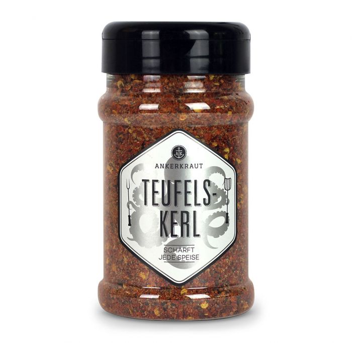 Ankerkraut Teufelskerl Gewürzzubereitung Gewürzmischung zum Schärfen im Streuer 170 g