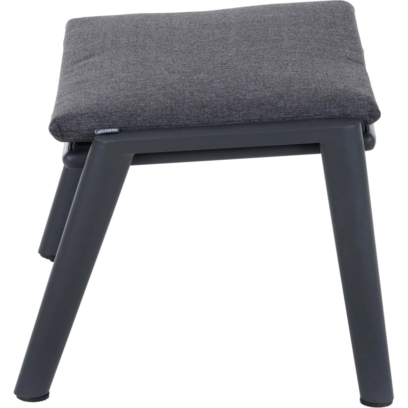 Siena Garden Dining Hocker Roma Alu, Geflecht, inkl. Kissen T50300