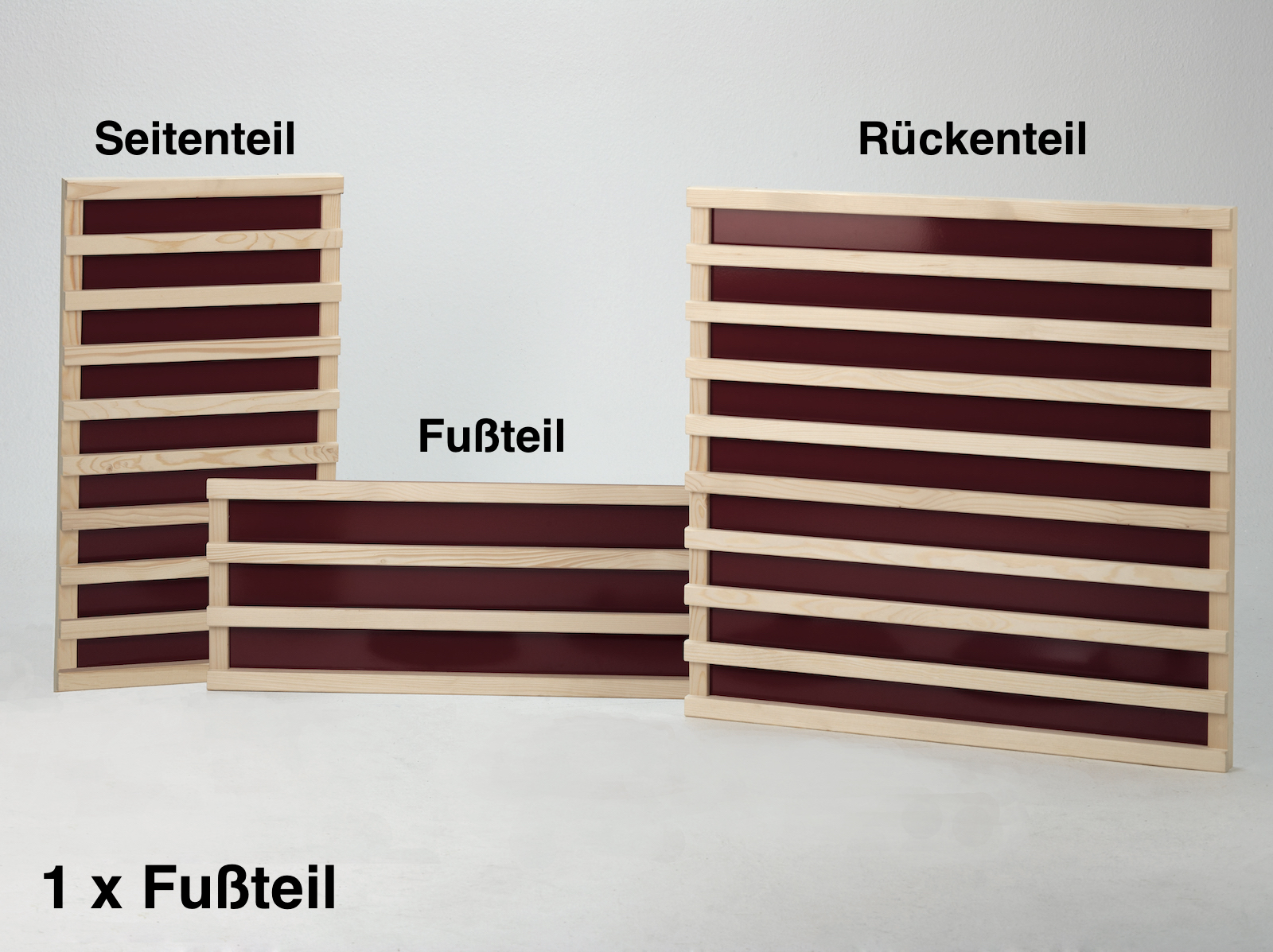 Infraworld Infrarot Flächenheizung Einzelelemente Fussteil Fichte 92,5 x 33 cm