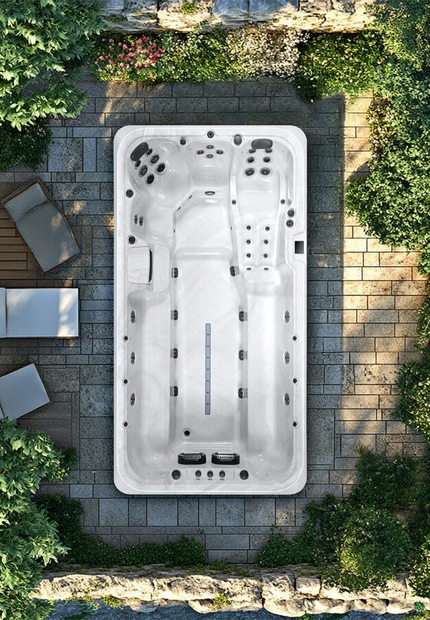 Platinum Spas Titan Swim Spa 430x225x120cm River Jet System inkl. Thermoabdeckung